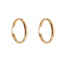 ARRACADAS 24X2.7MM LISA 18KY 1.64