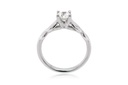 [CYC] Anillo de Compromiso Venus & Mars VII con un diamante natural Corte Ideal Original 1/3ct VS2/I en oro blanco 18K