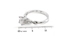 [CYC] Anillo de Compromiso Venus & Mars VII con un diamante natural Corte Ideal Original 1/3ct VS2/I en oro blanco 18K