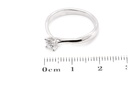 [CYC] Anillo de Compromiso Venus & Mars XXI con un diamante natural Corte Ideal Original 1/2ct VS2/I en oro blanco 18K