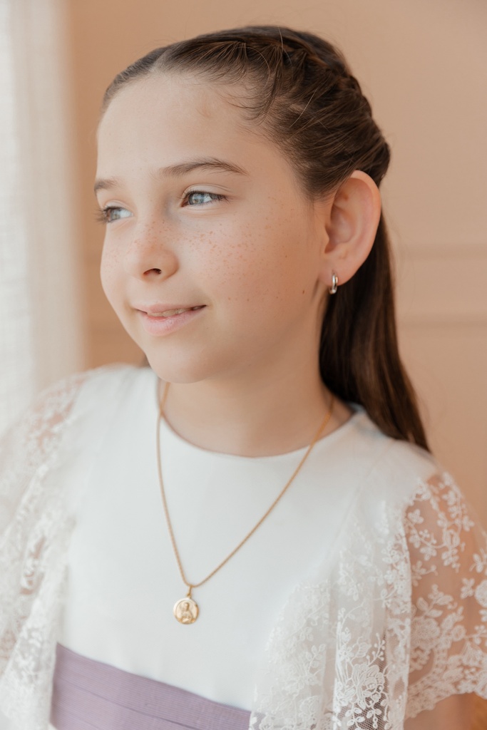 MEDALLA SAGRADO CORAZON /RED-13MM 18KY 2.12