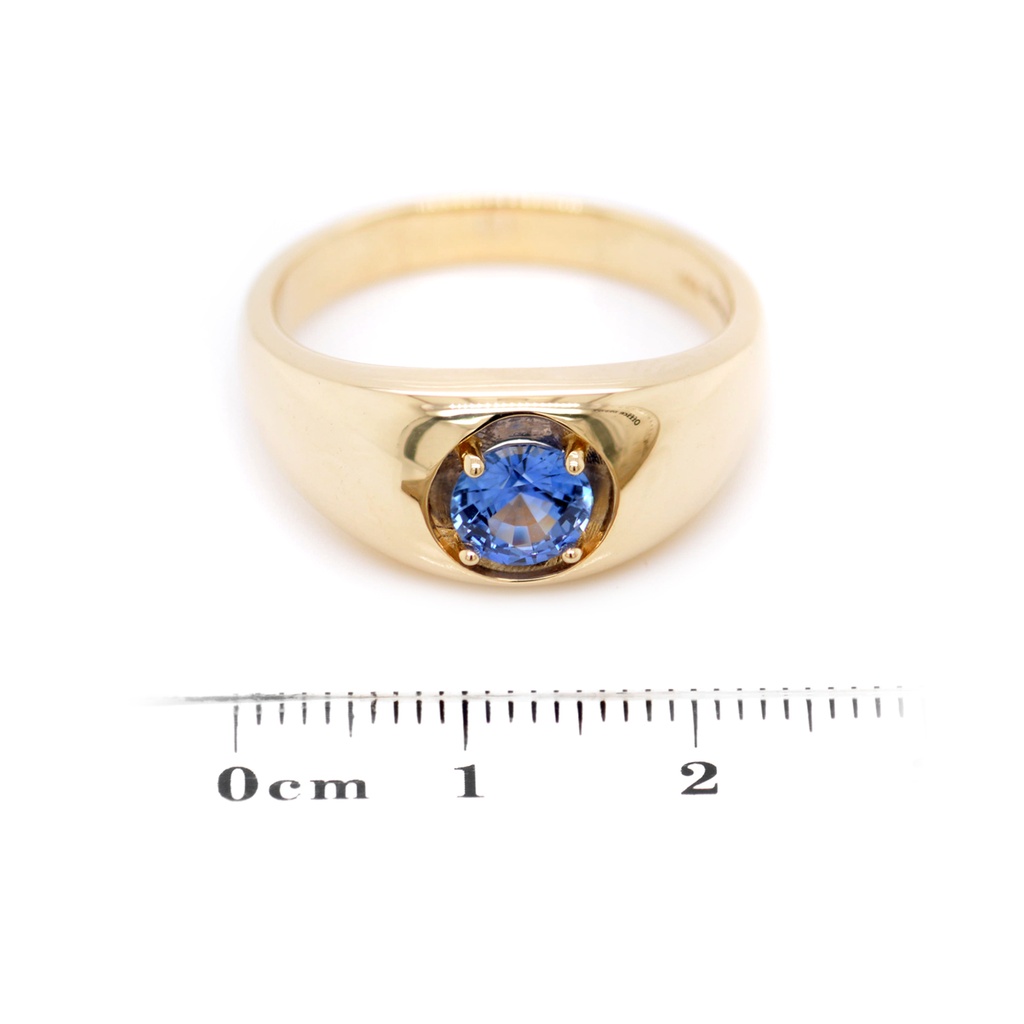 ANILLO HOMMO ZAFIRO 1.06CT 14KY 9.18
