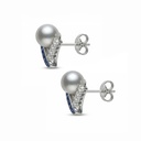 ARETES 8MM AKOYA A+ B29P ZAF105P 7gr 18KW MIKIM