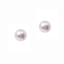 ARETES AKOYA/BLANCA 6-6.5MM*A 1.6gr 18KY