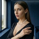 COLLAR AKOYA/BCA 7x6.5MM A 18" 18KW