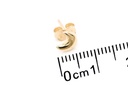 ARETES MEDIA LUNA 6MM 1.10 14KY