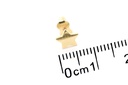 ARETES STAR/6.5MM 0.80 14KY