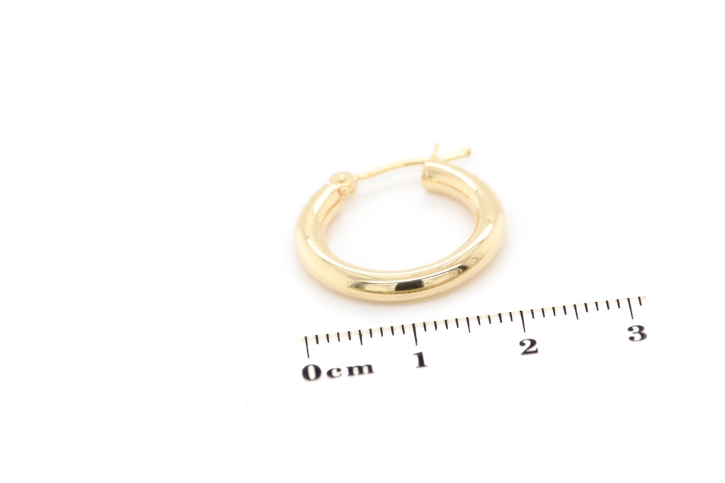 ARRACADAS 20X3MM TUBULAR 1.60 14KY