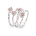 ANILLO “HALO“ 32B15P-CAFE/ROSA 63B50P 18KW/R 7.94