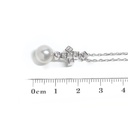 Gargantilla Diamond Drop AKOYA 8.0MM A+ DIAMANTES-0.35ct 41/46cm 4.5gr 18K