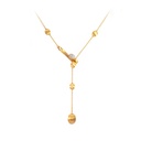 GARGANTILLA SOFFIO DIAMANTE-0.08ct GVS 55cm 5.2gr. ORO AMARILLO 18K