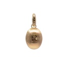 DIJE BOULES-ANICE AMAZONITA-4.00ct DIAMANTES-0.03ct. GVS 2.8gr. ORO AMARILLO/BLANCO 18K 