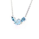 Gargantilla LA PAZ Topacio Azul-Sky/Swiss-Pera Topacio London-Marquise 2.2gr 18K   (copia)