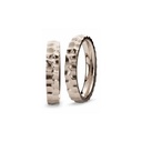 [CYC] Par de argollas de matrimonio "BASIC LIGHT" - Oro 14k combinado 3.5mm (05641-05642)