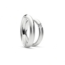 [CYC] Par de argollas de matrimonio "BASIC LIGHT" - Oro 14k combinado 3.5mm (05641-05642)