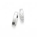 [CYC] Par de argollas de matrimonio "BASIC LIGHT" - Oro 14k combinado 3.5mm (05641-05642)