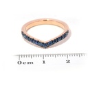 Anillo FRIDA Zafiro-0.58ct 3.6gr 18K