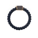 Anillo PRESTIGE NOIR Diamante/Negro-0.18Ct 4.0gr ACERO-NEGRO/18K