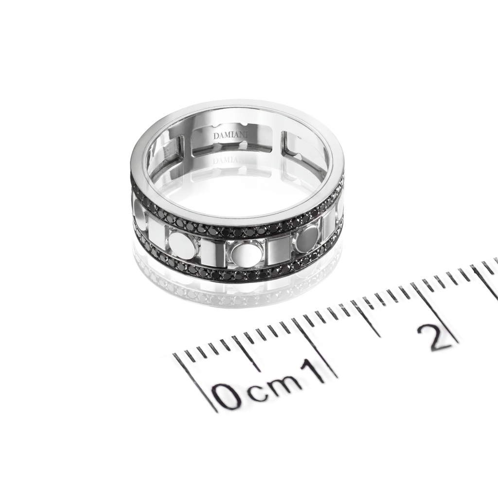 Anillo BELLE EPOQUE REEL Diamante/Negro-1.02ct. 9.8gr 18K