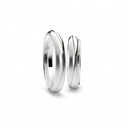 [CYC] Par de argollas de matrimonio "SECRET PROMISE" - Oro 14k 4mm candado (06651-06652)