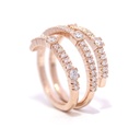 Anillo DAMIANI “NOTTE DI SAN LORENZO“ Diamante-0.87Ct 6.9gr 18KR 