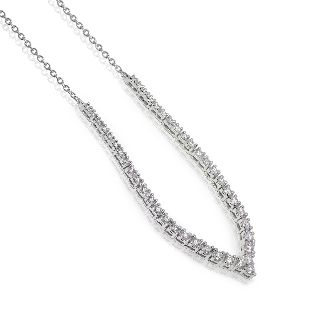 Gargantilla FRIDA Diamantes-1.01Ct GVS 6.5gr 18K 