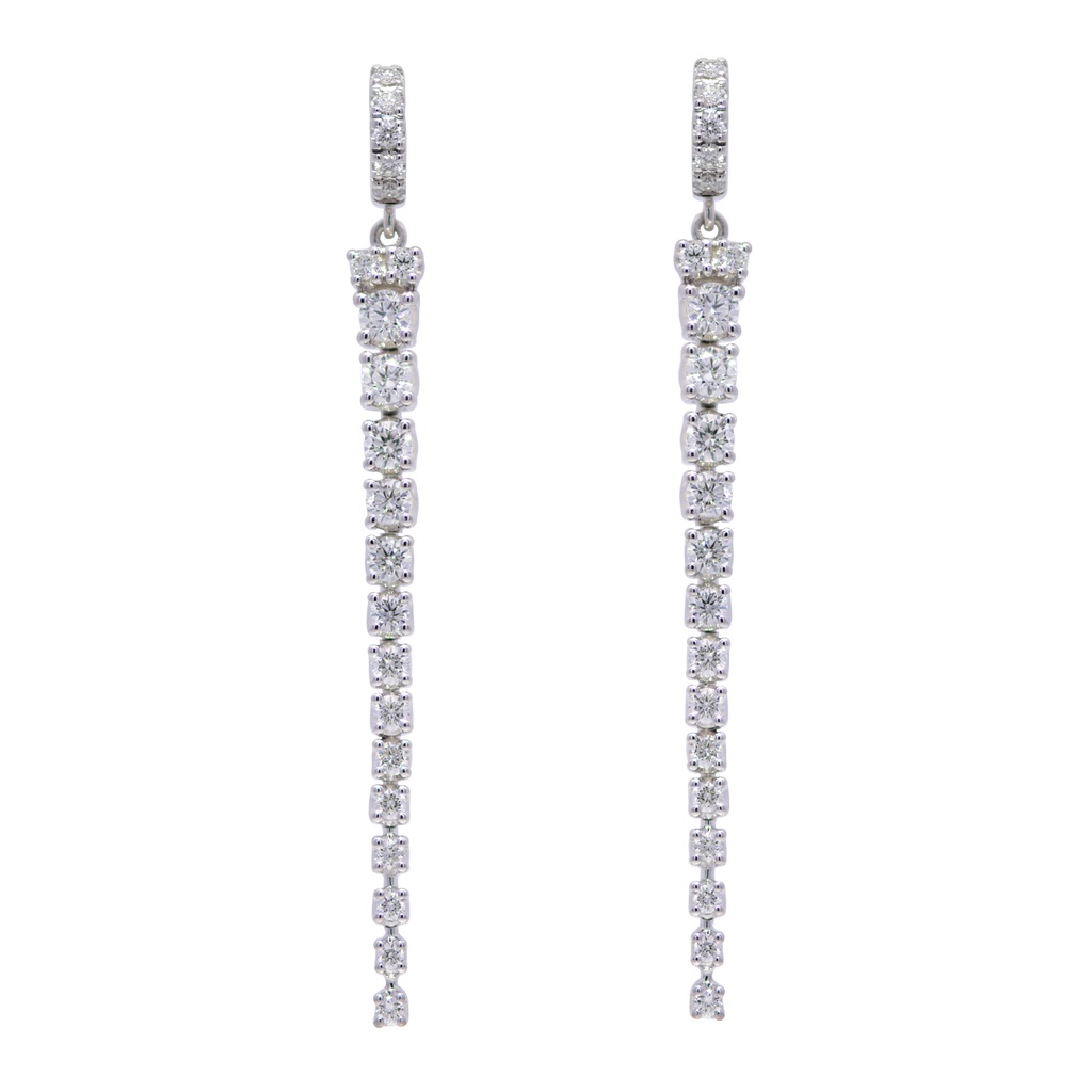 Aretes FRIDA Diamantes-1.04Ct GVS 4.6gr 18K 