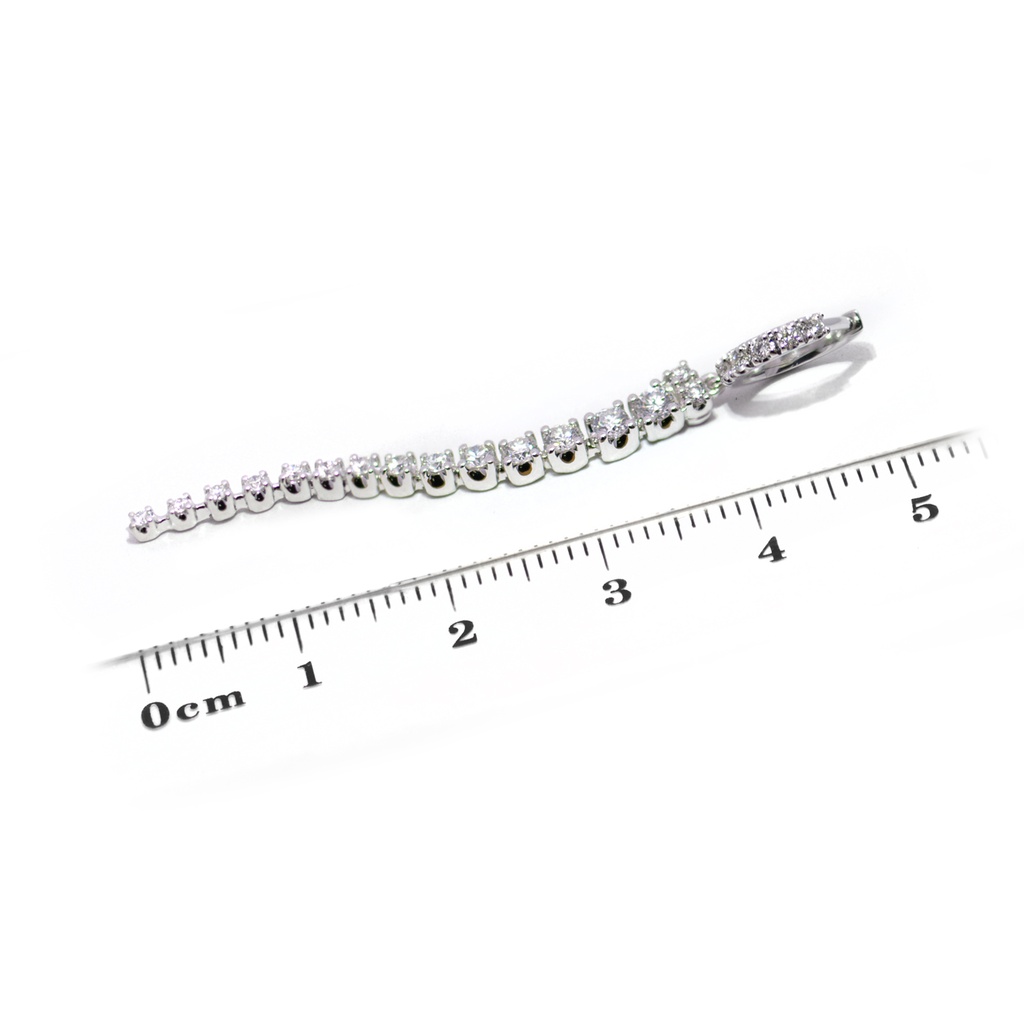 Aretes FRIDA Diamantes-1.04Ct GVS 4.6gr 18K 