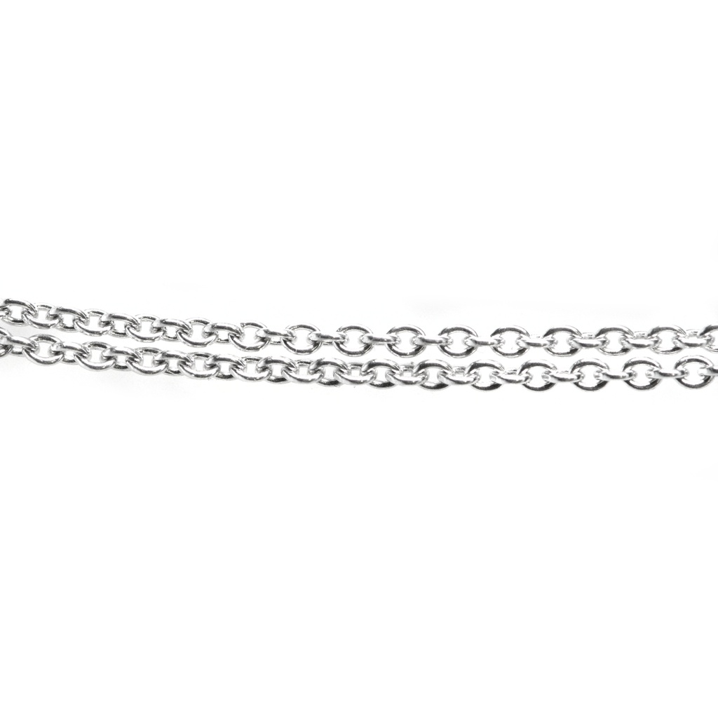 Cadena ARGOLLAS/2-HILOS 45cm 5.6gr 18KW