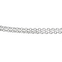 Cadena ARGOLLAS/2-HILOS 45cm 5.6gr 18KW