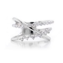 ANILLO SWEET 26D46P-RD 5.1GR ORO BLANCO 18K 