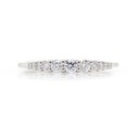 ALIANZA SUMMIT 11-DIAMANTES 0.22ct 1.6 ORO BLANCO 18K