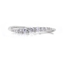 ALIANZA SUMMIT SWIRL 11-DIAMANTES 0.22ct 1.3 ORO BLANCO 18K