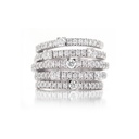 ANILLO DAMIANI “NOTTE DI SAN LORENZO“ DIAMANTE-1.35ct 11.5 ORO BLANCO 18K