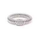 ANILLO BASIC DIAMANTES-0.13ct GVS 3.8 ORO BLANCO 18K