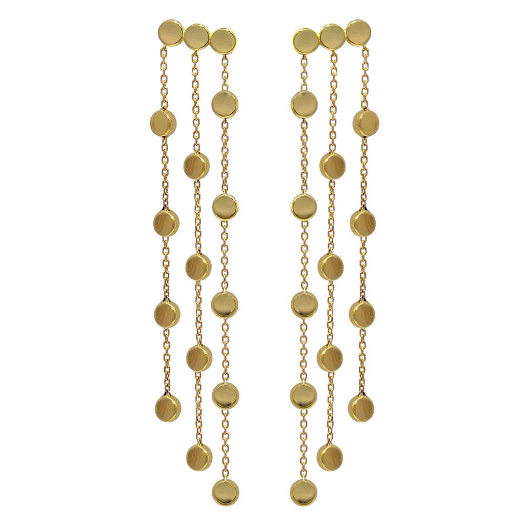 ARETES ARMILLAS GLOW 4.9gr. ORO AMARILLO 18K