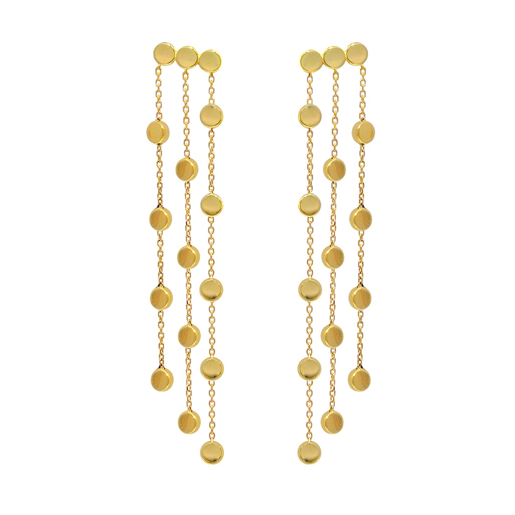 ARETES ARMILLAS GLOW 4.9gr. ORO AMARILLO 18K