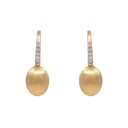 Aretes NANIS BABY-CILIEGINE Diamantes-0.04Ct. ORO AMARILLO/BLANCO 18K
