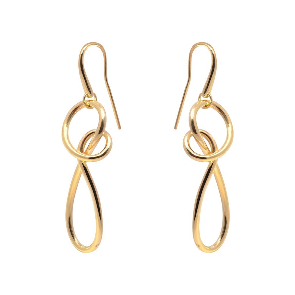 ARETES “KATA“ 7.5gr. ORO AMARILLO 18K