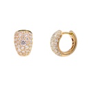 ARRACADAS PAVE 80-DIAMANTES IDEAL-1.47ct GVS 13mm 5.5gr. ORO AMARILLO 18K