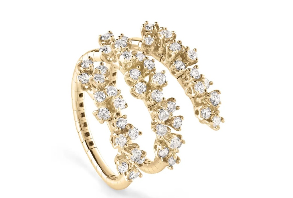 Anillo MIMOSA Flexi Diamante-1.15ct 7.4gr 18K