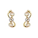 Aretes "OH" DIAMANTES-0.18ct H/SI 18K