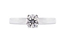 [CYC] Anillo de Compromiso Para Siempre con un diamante natural Corte Ideal Original 2/3ct VS2/I en oro blanco 18K