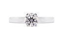 [CYC] Anillo de Compromiso Para Siempre con un diamante natural Corte Ideal Original 3/4ct VS2/I en oro blanco 18K