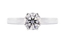 [CYC] Anillo de Compromiso Para Siempre con un diamante natural Corte Ideal Original 1 1/3ct VS2/I en oro blanco 18K