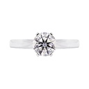 [CYC] Anillo de Compromiso Para Siempre con un diamante natural Corte Ideal Original 1 1/3ct VS2/I en oro blanco 18K