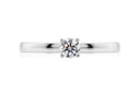 [CYC] Anillo de Compromiso Utopia con un diamante natural Corte Ideal Original 1/4ct VS2/I en oro blanco 18K
