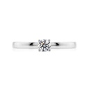 [CYC] Anillo de Compromiso Utopia con un diamante natural Corte Ideal Original 1/4ct VS2/I en oro blanco 18K