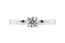 [CYC] Anillo de Compromiso Utopia con un diamante natural Corte Ideal Original 1/2ct VS2/I en oro blanco 18K