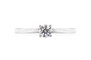 [CYC] Anillo de Compromiso Venus & Mars XVII con un diamante natural Corte Ideal Original 1/4ct VS2/I en oro blanco 18K